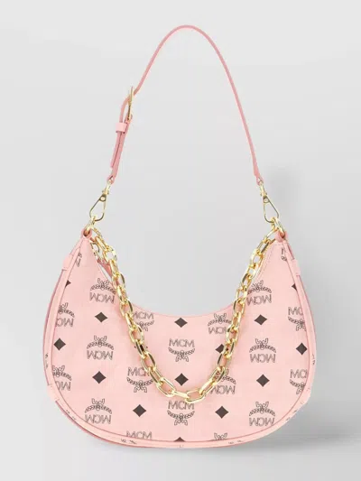 Mcm Shoulder Bag Canvas Chain Strap