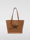 Mcm Himmel Medium Lauretos Shopper Tote In Brown