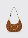 Mcm Aren Crescent Hobo Shoulder Bag