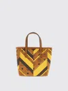Mcm Studded Toni Top-zip Shopper In Mega Herringbone Visetos In Multi