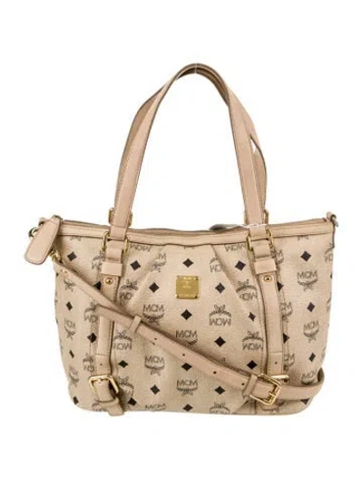 Pre-owned Mcm Shoulder Bag In Neutral