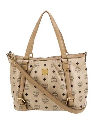 Pre-owned Mcm Shoulder Bag In Neutral
