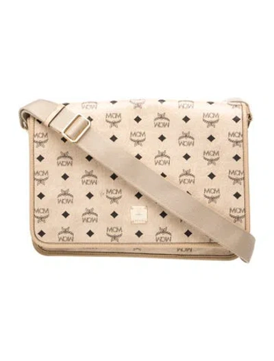 Pre-owned Mcm Shoulder Bag In Neutrals