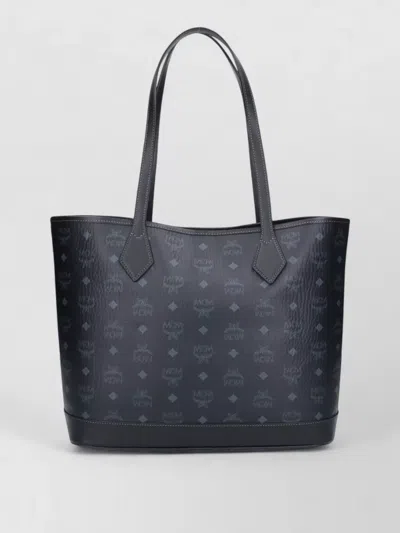 Mcm Shoulder Bag Shopper Style Top Handles In Blue