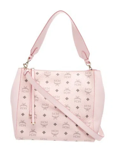 Pre-owned Mcm Shoulder Bag W/ Tags In Pink