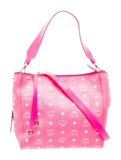 Pre-owned Mcm Shoulder Bag W/ Tags In Pink