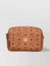 Mcm Shoulder Bag With Adjustable Strap And Front Pocket