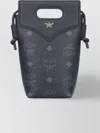 Mcm Shoulder Bag With Front Pocket And Top Handle