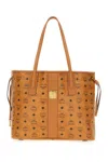 Mcm Printed Canvas Medium Liz Reversible Shopping Bag