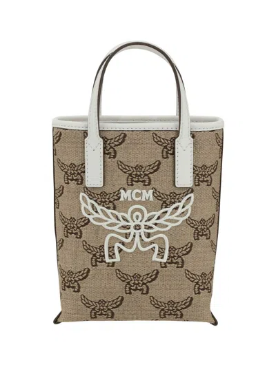 Mcm Shoulder Bags In Beige