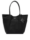 Mcm Aren Extra Large Nylon Shopper Tote Bag In Black