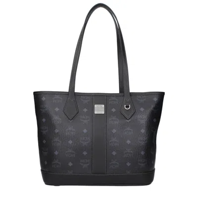 Mcm Shoulder Bags New Liz Female Fabric Black And White