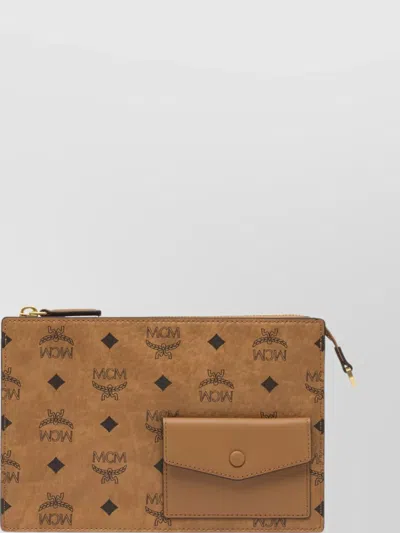 Mcm Shoulder Bags With Adjustable Strap And Front Pocket
