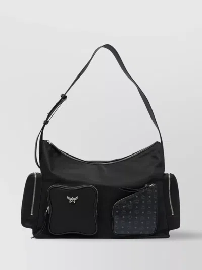 Mcm Shoulder Bags With Adjustable Strap And Side Pockets