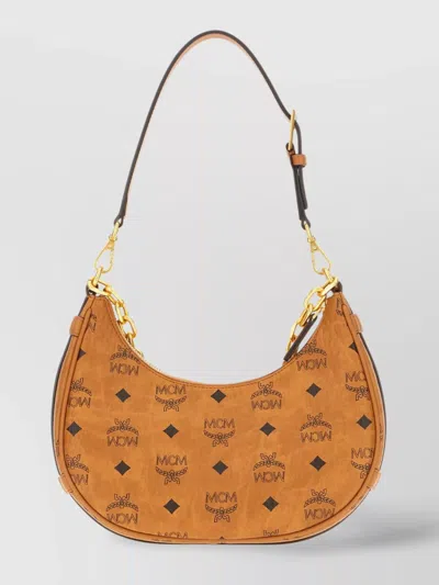 Mcm Shoulder Bags With Top Handle And Chain Detail
