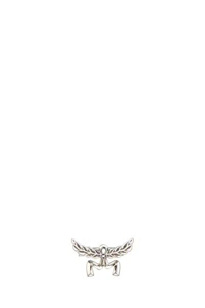 Mcm Silver Metal Laurel Hair Clip In Sv