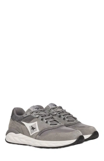 Mcm Skywander Lo Sneakers In Ice Grey