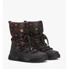 Mcm Skyward Hi Sneaker Boot In Monogram Nylon In Black