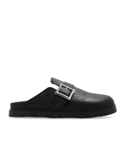 Mcm Slippers In Black