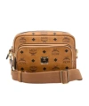 Mcm Small Aren Crossbody Bag In Brown