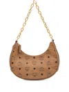 Mcm Small Aren Monogram-pattern Chain Bag