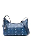Mcm 'aren Hobo' Small Shoulder Bag In Blue