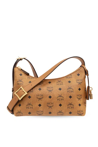 MCM MCM SMALL AREN VISETOS ZIPPED CROSSBODY BAG