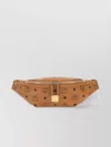 Mcm Small Canvas Fursten Belt Bag With Print