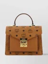 Mcm Small Tracy Satchel In Brown
