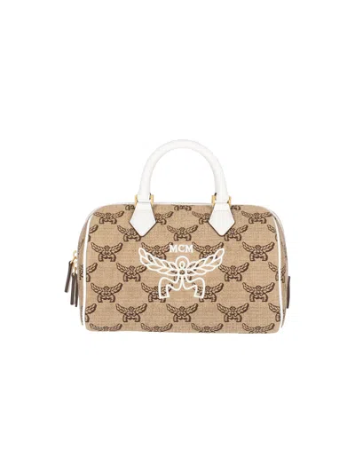 Mcm Small Crossbody Bag Ella Boston In Neutrals