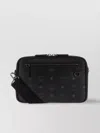 Mcm Small Diamond Crossbody Bag In Printed Canvas