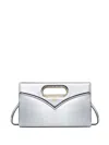 Mcm Small Diamond Tote Bag In Silver