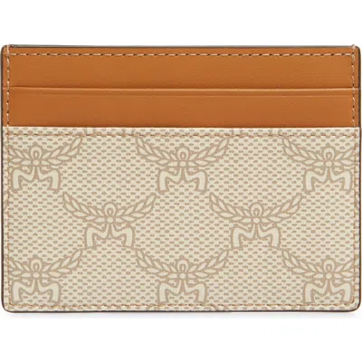 Mcm Small Himmel Lauretos Coated Canvas Card Case In Multi