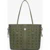 Mcm Small Liz Shopper In Brown