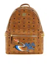 Mcm Small-medium Backpack In Brown
