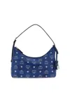 Mcm Small Shoulder Bag In Blue