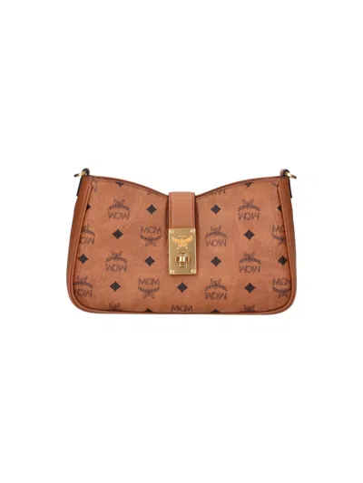 Mcm Small Shoulder Bag "tracy" In Brown