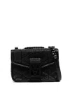 Mcm Small Travia Chain Shoulder Bag In Black