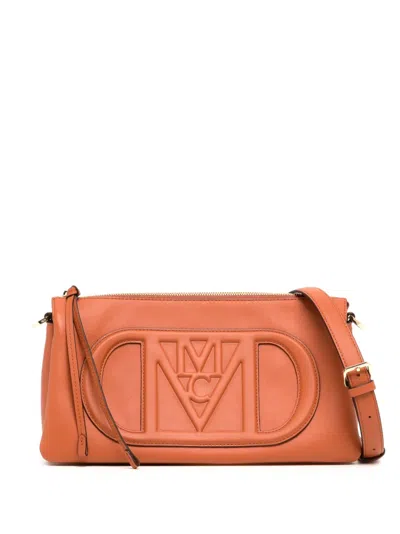 MCM SMALL TRAVIA LEATHER SHOULDER BAG