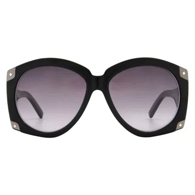 Mcm Smoke Gradient Oval Unisex Sunglasses Mw0005 05b 61 In Black