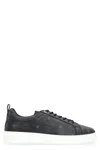 Mcm Sneaker Neo Terrain Lo In Monogram Canvas In Black