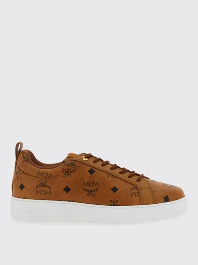 MCM SNEAKERS MCM MEN COLOR BROWN,H31792032
