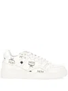 Mcm Terrain Canvas Printed Sneakers In Printed