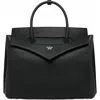Mcm Soft Diamond Tote In Black