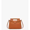 Mcm Soft Diamond Tote In Embossed Leather In Brown