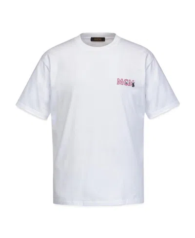 Mcm Sommer Logo-print T-shirt In White