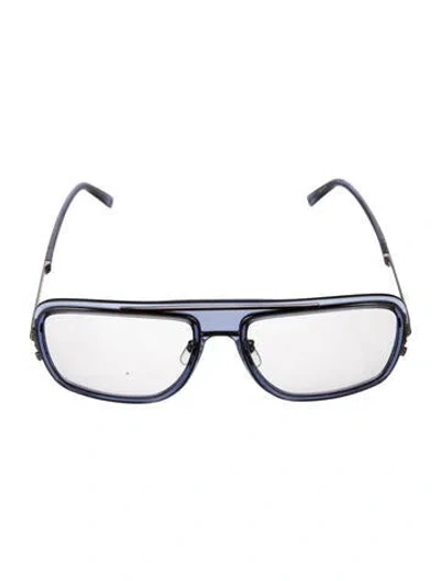 Pre-owned Mcm Square Eyeglasses In Blue