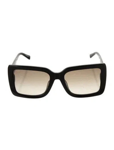 Pre-owned Mcm Square Gradient Sunglasses In Black
