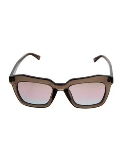 Pre-owned Mcm Square Mirrored Sunglasses In Brown