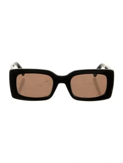 Pre-owned Mcm Square Tinted Sunglasses In Black